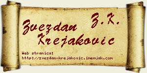 Zvezdan Krejaković vizit kartica
